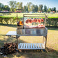 Tagwood BBQ Fully Assembled Argentine Santa Maria Wood Fire & Charcoal Grill - All Stainless Steel - BBQ03SSF