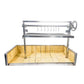 Tagwood BBQ Fully Assembled Argentine Santa Maria Wood Fire & Charcoal Grill - All Stainless Steel - BBQ03SSF